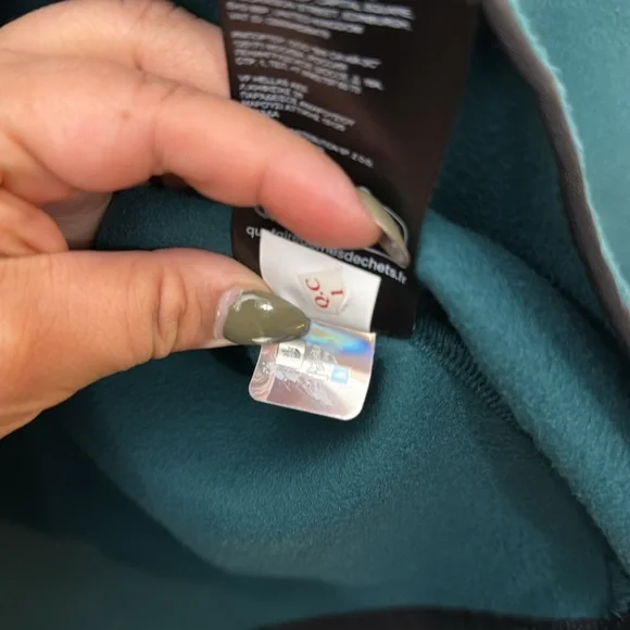 NWT The North Face Glacier Fleece Sweater 1/4 Zip in Green
